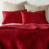 Red Velvet Holiday Quilt Set - Levtex Home
