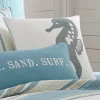 Blue Maui Decorative Seahorse Pillow - Levtex Home