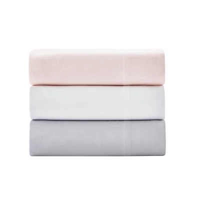 White Sateen Twin-XL 3pc Sheet Set - Levtex Home - Image 2