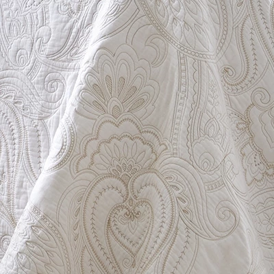 Perla White Euro Sham Set - Set Of Two - Levtex Home - Image 2