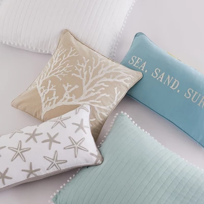 Pom Pom Slate Standard Sham - Levtex Home - Image 3