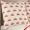 Road Trip Cars Euro Sham Set Of 2 Red - Levtex Home