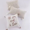 Sanira Taupe All You Need Decorative Pillow - Levtex Home