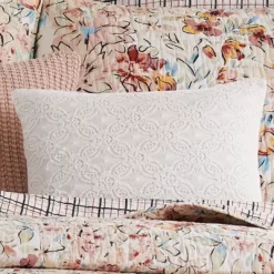 Leonora Floral Lace Decorative Pillow - Levtex Home