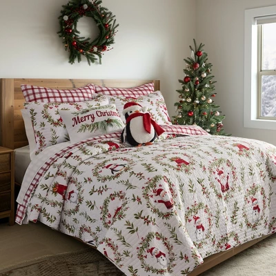 Pine & Plaid Euro Sham Set Of 2 - Levtex Home - Image 2