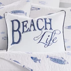 Indigo Tide Beach Life Pillow- Levtex Home