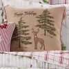 Villa Lugano Sleigh Bells Happy Holidays Pillow - By Levtex Home