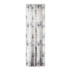 Beach Life Lined Curtain Panel With Rod Pocket - Levtex Home