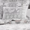 Filigree Grey Bird Decorative Pillow - Levtex Home