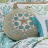 Calafel Round Coastal Medallion Decorative Pillow - Levtex Home