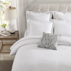 Matalasse Bright White Euro Sham Set Of 2 - Levtex Home