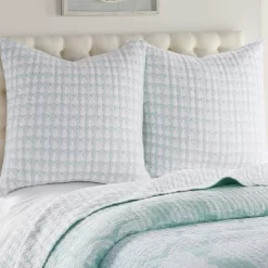 Mclain Paisley Euro Sham Set Of 2 Seafoam - Levtex Home