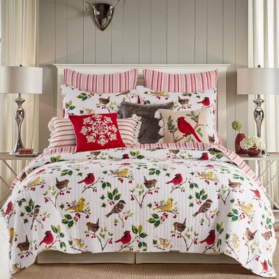 Joybirds Holiday Euro Sham Set Of 2 Red - Thatch Home - Image 2
