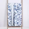 Linnea Blue Floral Quilted Throw - Levtex Home