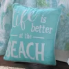 Ocean Springs - Life Is Better Decorative Pillow - Levtex Home