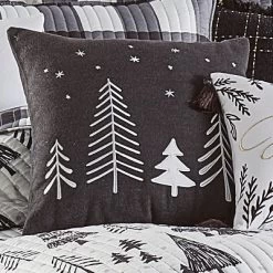 Northern Star Holiday Decorative Pillow Black - Levtex Home