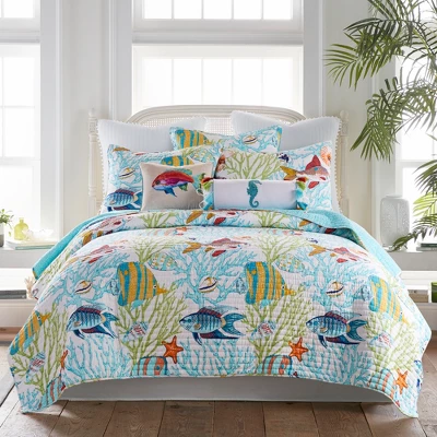 Beachwalk Quilt And Pillow Sham Set - Levtex Home - Image 6