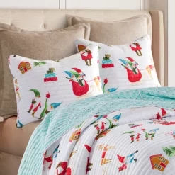 Gnome For The Holidays White King Sham - Levtex Home