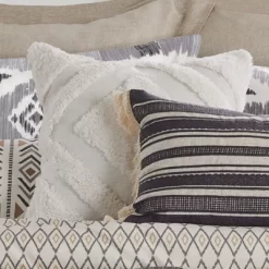 Santa Fe Cream Textured Pillow - Levtex Home