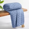 Rowan Blue Quilted Throw - Levtex Home