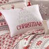Silent Night Love Joy Peace Decorative Pillow Gray - Levtex Home