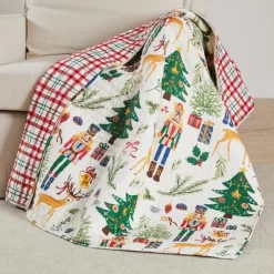 Nutcracker Quilted Throw - Levtex Home