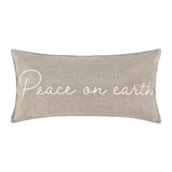Winterberry Forest Peace On Earth Pillow - Levtex Home