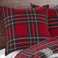 Spencer Plaid Euro Sham Set Of 2 - Levtex Home