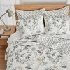 Viviana Floral Quilted Euro Sham - 2pk - Levtex Home