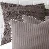 Pom Pom Slate Euro Sham - Levtex Home
