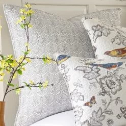 Mockingbird Floral Euro Sham Set Of 2 - Levtex Home