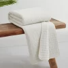 Eyelet Cream Quilted Throw - Levtex Home