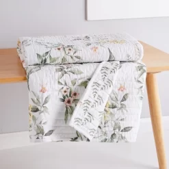 Viviana Floral Quilted Throw - Levtex Home