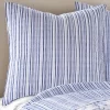 Avellino Blue Quilted Euro Sham - 2pk - Levtex Home