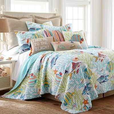 Beachwalk Quilt And Pillow Sham Set - Levtex Home