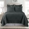 Cross Stitch Charcoal Euro Shams - Set Of 2 - Levtex Home